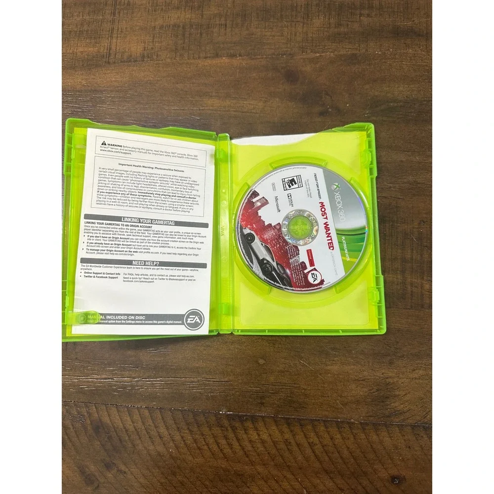 Need for Speed Most Wanted Xbox 360 Platinum Hits Criterion Games Racing EA